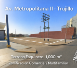Terreno 1,000 m² – Av. Metropolitana II, Las Orquídeas 